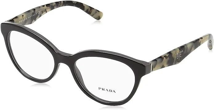 Prada Eyeglasses VPR 11R TFN-101 Gray Havana Glossy Frames 52 [ ] 17 140mm