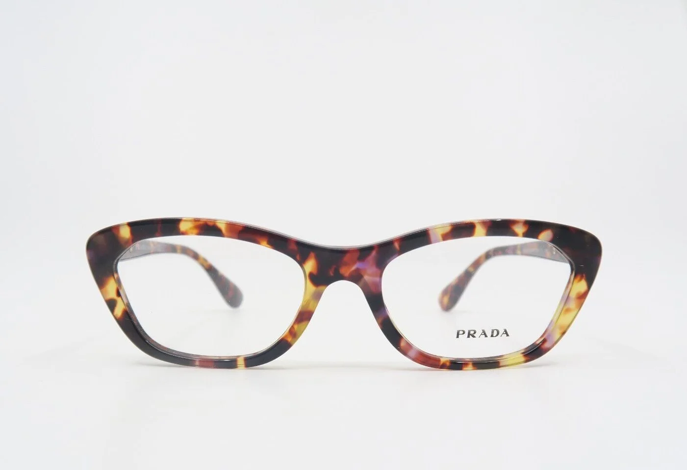 Prada VPR 03Q PDN-1O1 52mm Brown Spotted New Rectangle Women 2