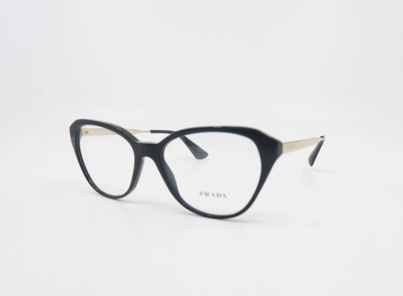 Prada VPR 28S 1AB-1O1 52mm Black and Gold New Women 4